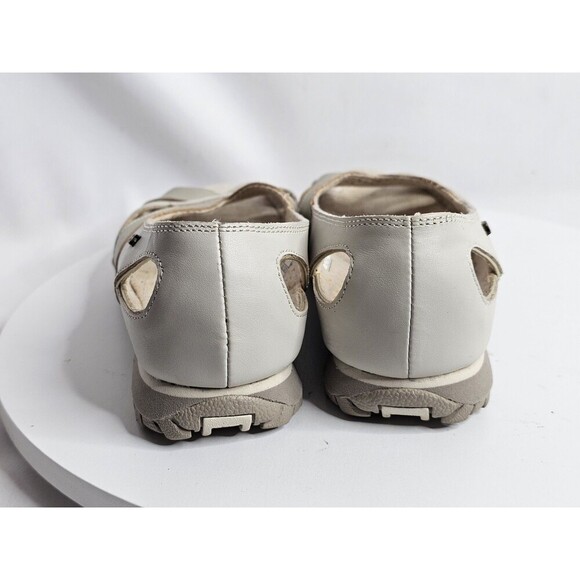 Skechers Ivory Leather Flat Slip On Open Toe Comfort Shoe Womens Sz 6.5 EU 36.5 - Picture 5 of 7